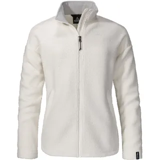 Schöffel Damen CIRC Fleece Jk Style Purga WMS, kreislauffähige Fleecejacke aus kuscheligem Sherpa Fleece, wärmende, schnell trocknende Outdoor Jacke mit fast 100 % Recyclingfähigkeit, nordic, 40