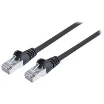 Intellinet Network Solutions Intellinet 741163 RJ45 Patchkabel CAT 6a S/FTP, 100% Kupfer, LS0H, 20 m, Schwarz Folienschirm, Geflechtschirm, Geschirmt, Halogenfrei 1St.
