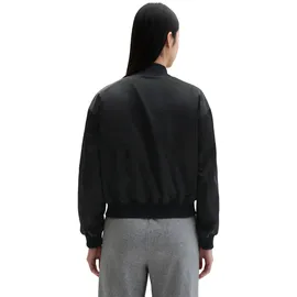 Marc O'Polo Outdoorjacke MARC O'POLO "aus recyceltem Shiny-Polyester-Twill", Damen, Gr. 46, schwarz (deep night blau), Obermaterial: 100% Polyester, unifarben, regular fit, Rippbündchen, Jacken Outdoorjacke