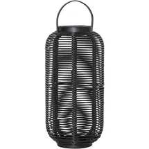 Star Trading LED Solar-Laterne Runda Metall/Kunststoff 15x30 cm 1-tlg schwarz