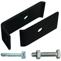 GAH Alberts Alberts Befestigungsset Gittermatten an Mauern Pfosten anthrazit 5 Stk.