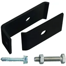 GAH Alberts Alberts Befestigungsset Gittermatten an Mauern Pfosten anthrazit 5 Stk.