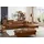 W.Schillig Ecksofa »piedroo, Designsofa mit tollem Sitzkomfort, bequem und elegant, L-Form«, Kopfteilverstellung, wahlweise mit Sitztiefenverstellung, Breite 343cm braun
