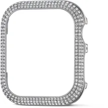 Swarovski Swarovski, Sparkling Gehäuserahmen passend zur Apple Watch ®, Silberfarben, 40 mm, One Size