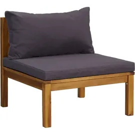 vidaXL Garten-Lounge-Set 9-tlg. grau