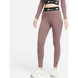 NIKE Damen Tights Sportswear Club, PLUM ECLIPSE/BLACK, S