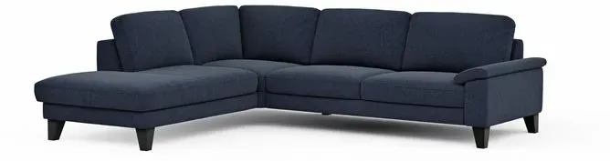CASEDO Ecksofa Alicante Stoff Blau