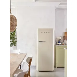 Smeg FAB28RCR6 Retro-Kühlschrank  (270 l, 1530 mm hoch, Creme)