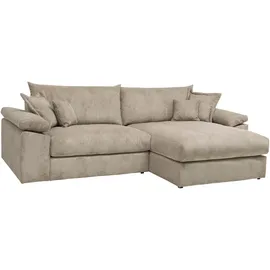 OTTO home Eckcouch Cord 3-Sitzer Beige