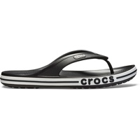 Crocs Unisex's Bayaband Flip Flop,Black/White,41/42 EU