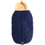Maxwell Kaiser "ALLEX" Lammfell Fußsack medizin (Navy)