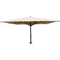 MCW Gastronomie-Luxus-Sonnenschirm MCW-D20, XXL-Schirm Marktschirm, 5x5m (Ø7,2m) Polyester/Alu 90kg ~ creme