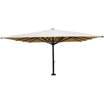 MCW Gastronomie-Luxus-Sonnenschirm MCW-D20, XXL-Schirm Marktschirm, 5x5m (Ø7,2m) Polyester/Alu 90kg ~ creme