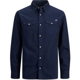 JACK & JONES Jeanshemd Heridan Shirt in Dunkelblau-XS