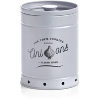 Zeller Vorratsdose Onions Metall Grau