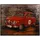 Harms Import Garden Pleasure Wandbild 3D rotes Auto, Metall