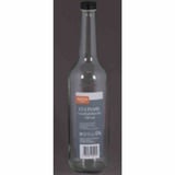 Siena Garden Gradhalsflasche "Cucinare" 700 ml rund, Verschraubung schwarz