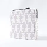 Chickwin Sitzerhöhung Stuhl Kind, Waschbar Baby Tragbar Sitzkissen Kinder Tragbares Boostersitze Verstellbar Zerlegbar Kleinkind Sitzerhöhung Kissen für Esstisch Reise (32x32x8cm,weißer Hase)