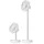 Fakir MWL10 20 cm Standventilator Silber