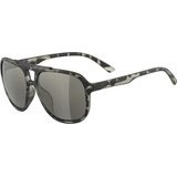 Alpina SNAZZ - Verspiegelte und Bruchsichere Sonnenbrille Mit 100% UV-Schutz Für Erwachsene, leo-grey matt, One Size