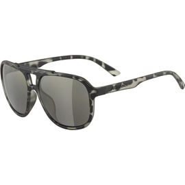 Alpina SNAZZ - Verspiegelte und Bruchsichere Sonnenbrille Mit 100% UV-Schutz Für Erwachsene, leo-grey matt, One Size