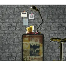 Erismann Vliestapete Stein grau 10,05 x 0,53 m