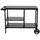 cozze Beistelltisch 90 x 115 x 60 cm Stahl Schwarz