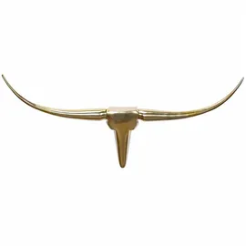 Wohnling WL1.392 Bullgeweih M Aluminium Gold Wanddeko 100cm