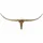 Wohnling WL1.392 Bullgeweih M Aluminium Gold Wanddeko 100cm