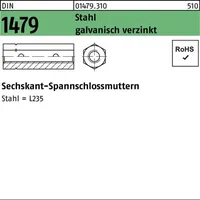 F. REYHER Nchfg. GmbH & Co. KG Sechskantmutter DIN 1479 M 24 x 3 Stahl galvanisch verzinkt 1 Stück
