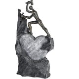 Casablanca by Gilde Skulptur Heart Bronze
