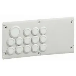 Legrand 036494 Cabstop IP55, Kabeleinführungsplatte, Anzahl der Einführungen: 14 1