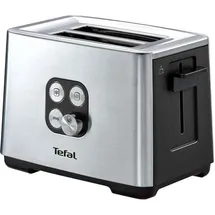 Tefal TT420D30, Toaster, Schwarz, Silber