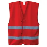 PORTWEST Iona Weste, Größe: L/XL, Farbe: Rot, F474RERL/XL