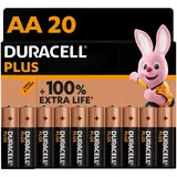 Duracell Plus Power Boost Mignon (AA)-Batterie 1.5 V 20 St.