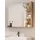 inn.furn Spiegel Eiche Badspiegel mit Regal Tomaso