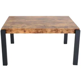 Mendler HWC-L53 140 x 76 x 80 cm dunkle Wildeiche