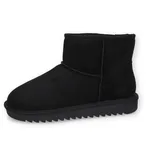 Dockers by Gerli Damen Combat Boots, Frauen Stiefeletten,warm gefüttert,Winterschuhe,Stiefel,Bootee,Booties,halbstiefel,schwarz,42 EU - 42 EU