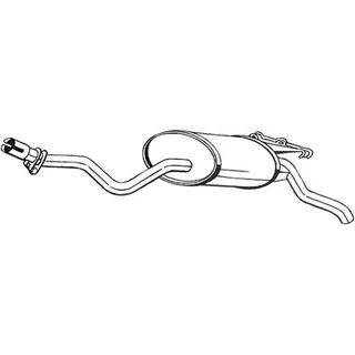 BOSAL Endschalldämpfer 175-345