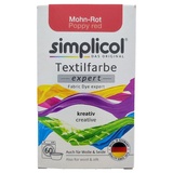 Heitmann simplicol Textilfarbe expert Mohn-Rot