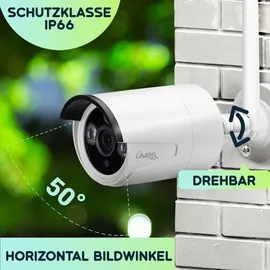 casativo-tech Funk-Überwachungssystem Schwarz