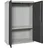 Proregal Stahlschrank Metall 90x80x40 cm grau 1x Fachboden