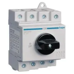 Hager SB432PV - DC-Lasttrennschalter 4polig, 32A für Hutschiene oder Montageplatte