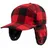 Brandit Textil Lumberjack Winterkappe Rot/Schwarz