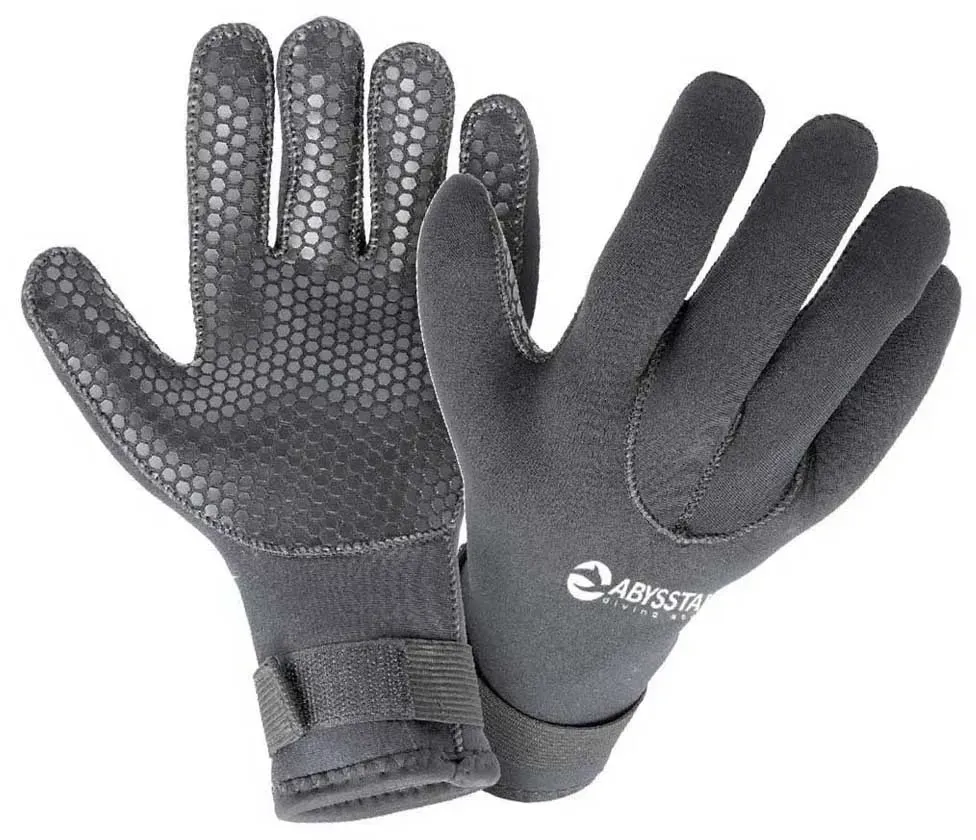 Abysstar Logo Handschuhe 5 Mm - Black - L