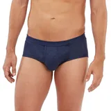 Schöller Helios Jeans Ringel Slip 5er Pack | 6 (L) | Marinemelange (SC-0210)