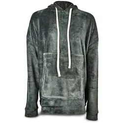 Oversize Kuschelhoodie - Herren, anthrazit