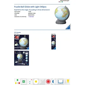 Ravensburger Globus mit Licht