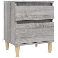 VidaXL Nachttisch Grau Sonoma 40x35x50 cm