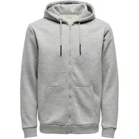 Only & Sons Herren Pullover 22018684 Light Grey Melange